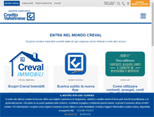 Tablet Screenshot of creval.it